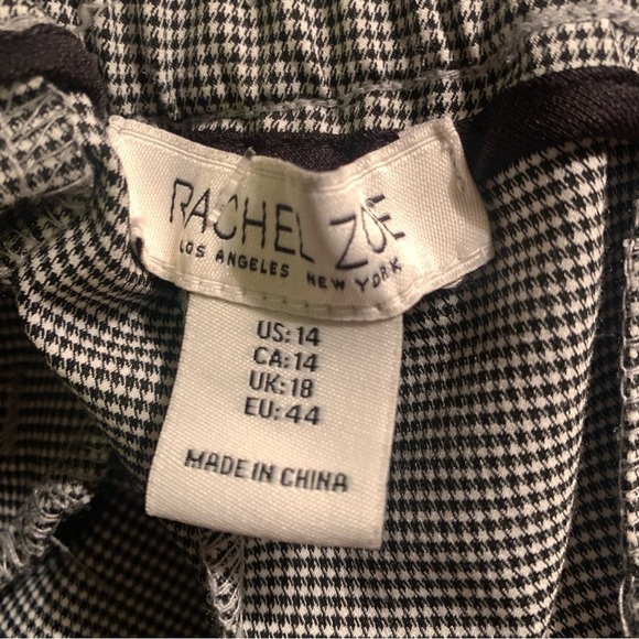 Rachel Zoe Houndstooth Pull On Trousers - Picture 6 of 6